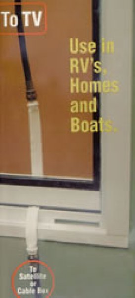 画像2: フラットケーブル　TV、UHF/VHF/FMアンテナなど用に (2)