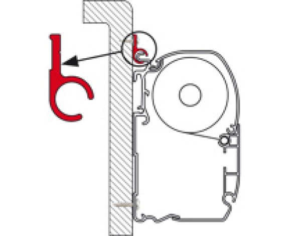 画像1: FIAMMA オーニング取付レール (1)