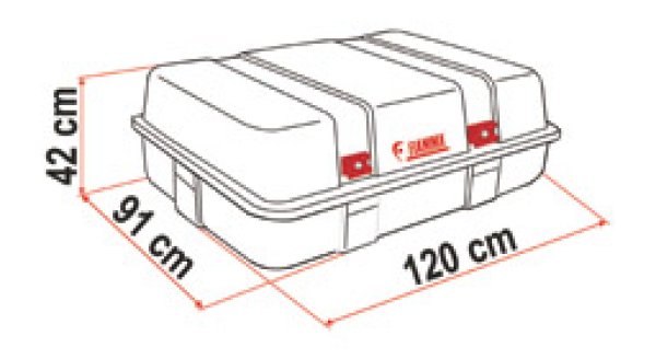 画像2: FIAMMA　ウルトラBOX　ルーフボックス (2)