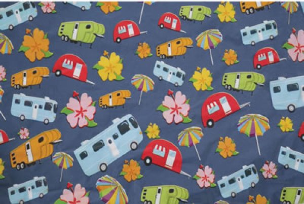 画像2: テーブルクロス　ＲＶ柄 (2)