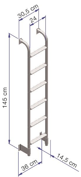 画像2: スーリー　ラダー　6段 (2)