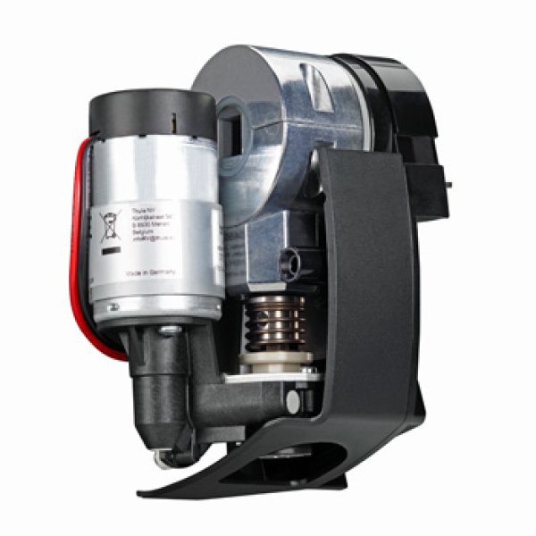 小型化されたモーターをエンドプレートに統合