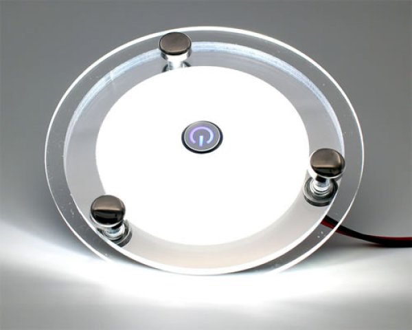 画像3: LEDライト　スイッチ付　クリスタル　丸型 (3)