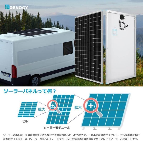 画像2: ソーラーパネル単結晶 175W【G2モデル】 (2)