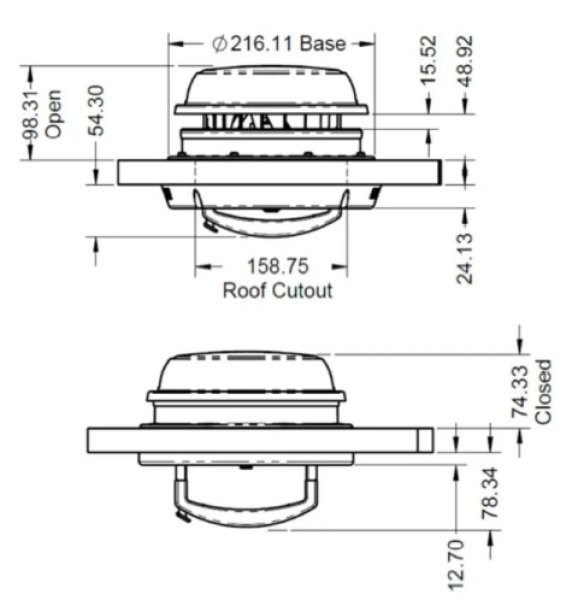 画像6: マックスファン ドームプラス LED照明付 (6)