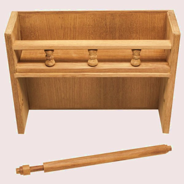 画像2: チークスパイスラック＆ペーパータオルホルダー (2)