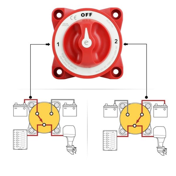画像4: 3ポジション バッテリー　セレクタースイッチ　AFD付 (4)