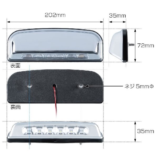LEDタイプ サイズ