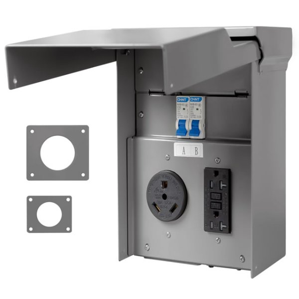 画像1: 電源ボックス　120V  20A & 30A　ご家庭にも電源を (1)