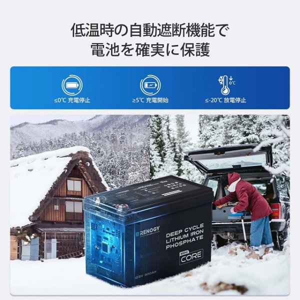画像3: 12V 300Ah Coreシリーズ Mini リン酸鉄リチウムイオンバッテリー (3)