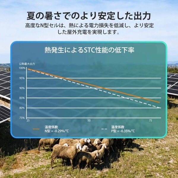 画像9: 100W/200W N-Type 両面発電ソーラーパネル (9)