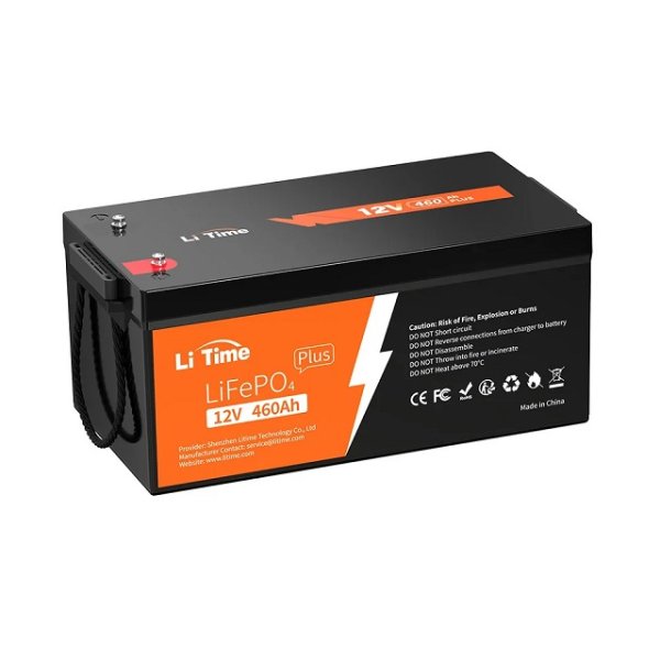画像1: LiTime 12V 460Ah リン酸鉄リチウムイオンバッテリー (1)