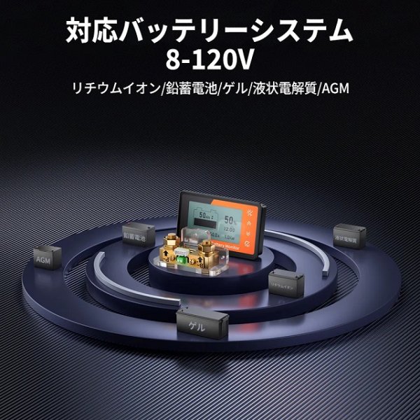 画像5: LiTime バッテリーモニター 500Aシャント付き (5)