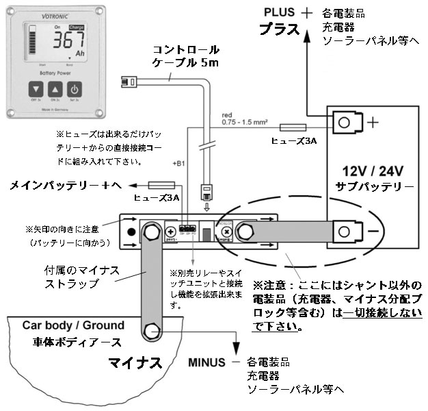Votronic バッテリー残量計 Votronic バッテリー残量計